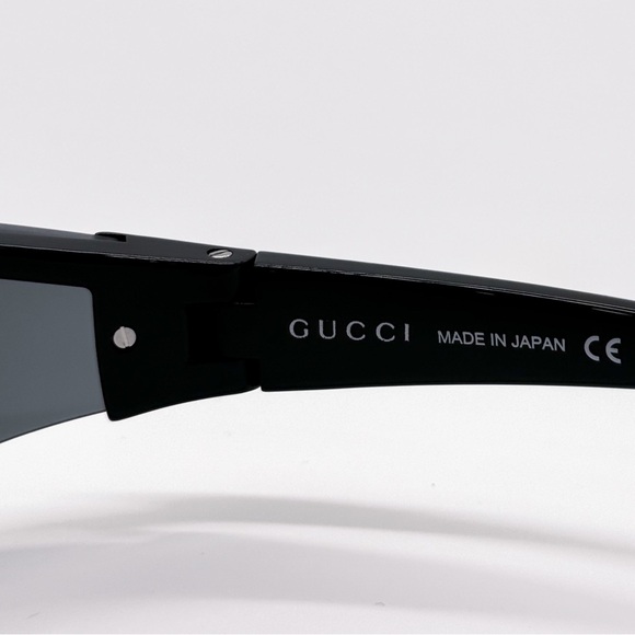 NEW GUCCI GG1651S 001 MASK HALF RIM BLACK WOMEN SUNGLASSES GUCCI - Picture 13 of 15